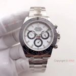 Swiss Grade Rolex 4130 Daytona Stainless Steel Black Ceramic Bezel Watch